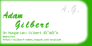 adam gilbert business card